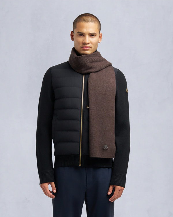 moose knuckles PARNIS UNISEX SCARF ESPRESSO
