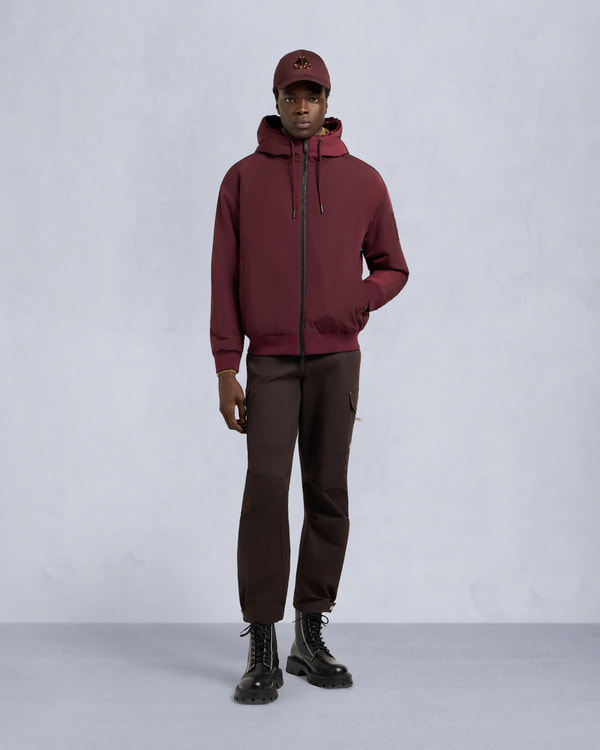 moose knuckles ROLAND REVERSIBLE BUNNY BEET