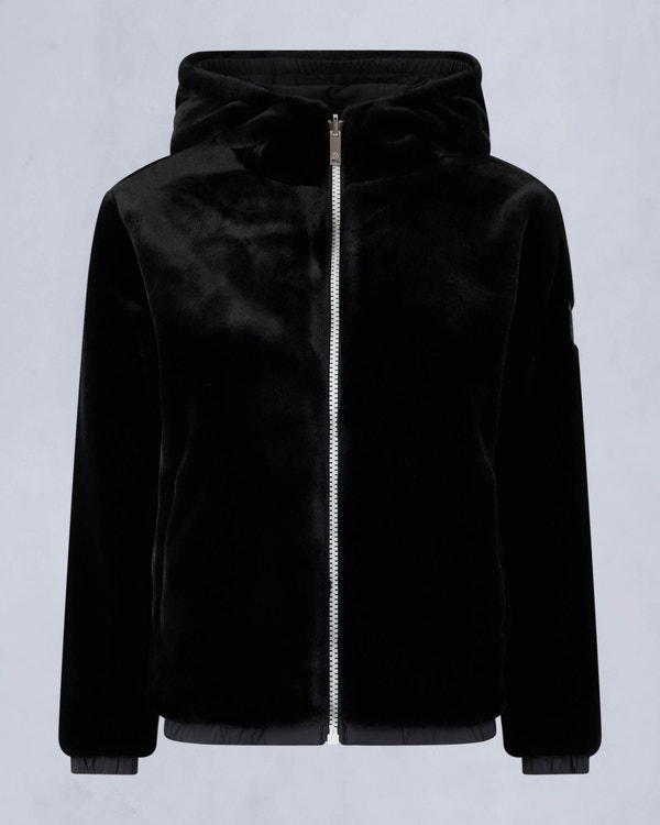 moose knuckles SIMCOE REVERSIBLE BUNNY BLACK/BLACK