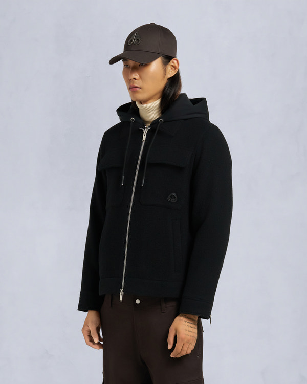 Moose Knuckles SNOWDON SHIRT JACKET BLACK