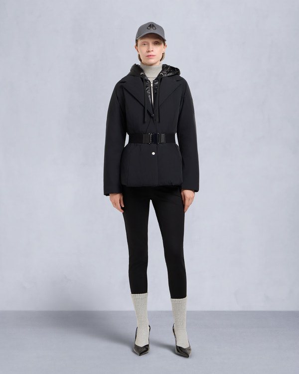 moose knuckles TEGAN BLAZER BLACK