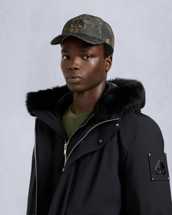 moose knuckles TREE LOGO ICON CAP MOSS REAL LEAF