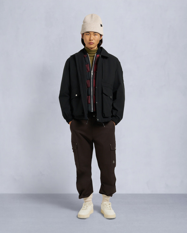 moose knuckles WALKER 3-IN-1 JACKET BLACK/BLACK