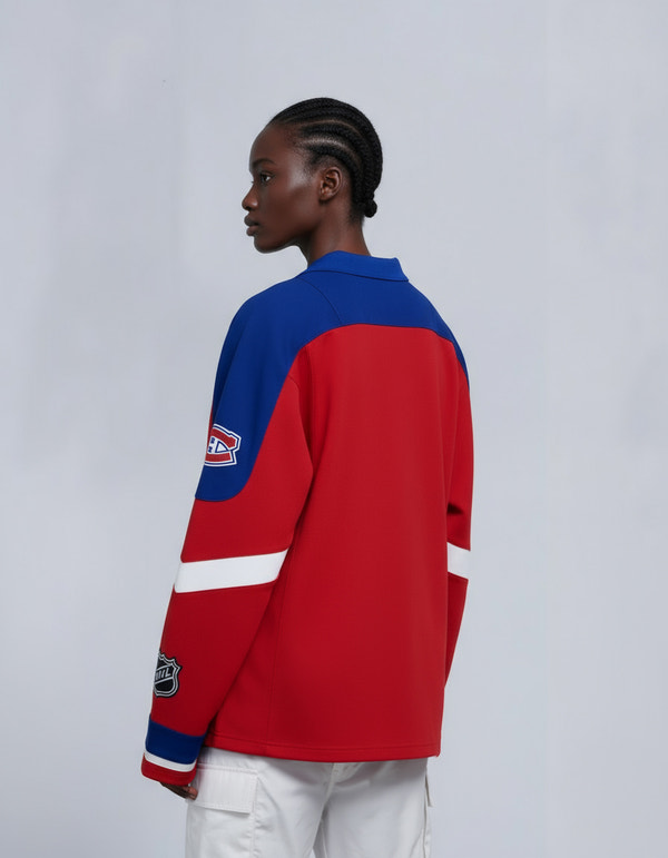 Moose Knuckles NHL X MOOSE KNUCKLES CANADIENS POLO CANADIEN RED