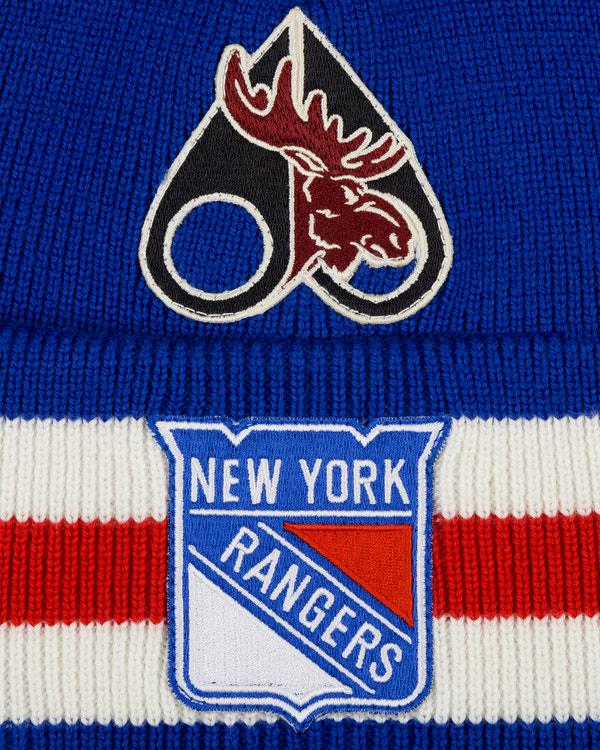 Moose Knuckles NHL X MOOSE KNUCKLES RANGERS BEANIE RANGER BLUE