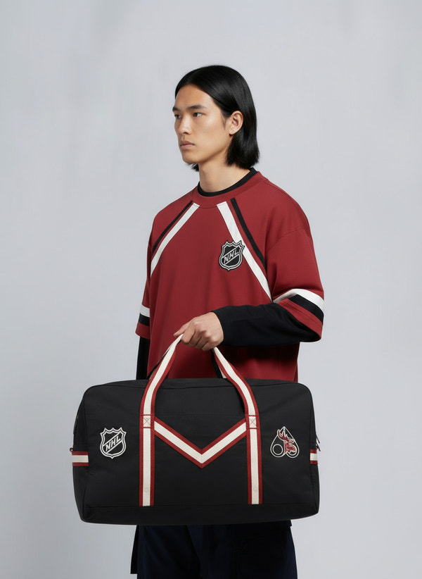 Moose Knuckles NHL X MOOSE KNUCKLES TEAM BAG BLACK/SUMAC/BONE