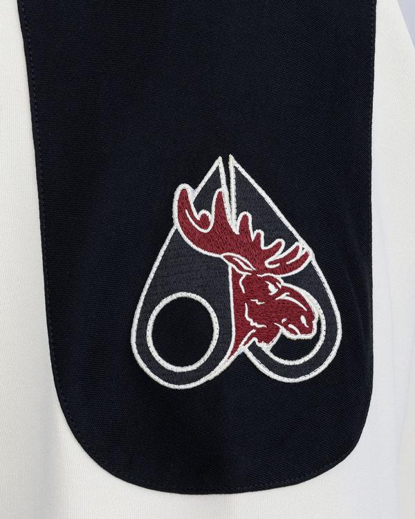 Moose Knuckles NHL X MOOSE KNUCKLES TEAM POLO BLACK/SUMAC/BONE