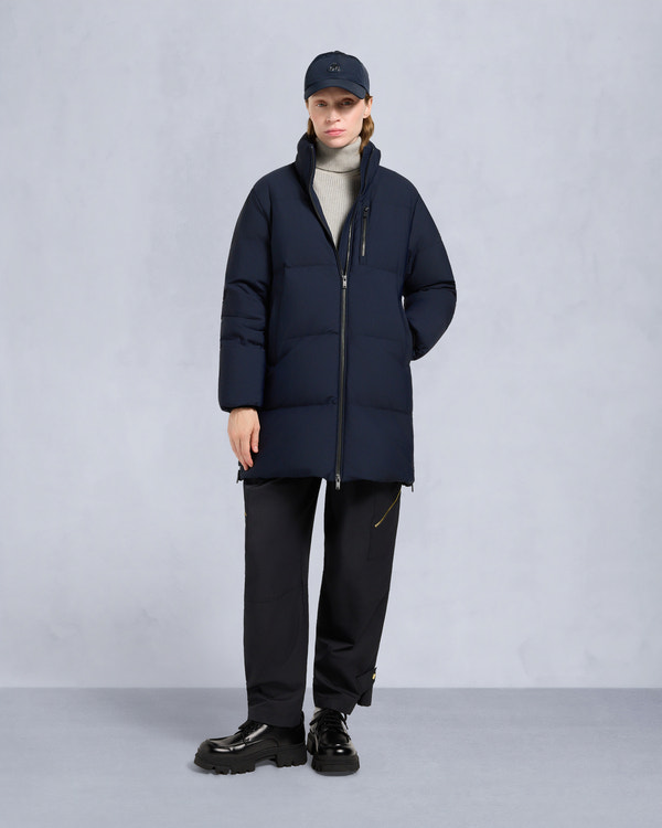 Moose Knuckles NYLUXE CHELIA SHEARLING 3Q JACKET NAVY/BLACK