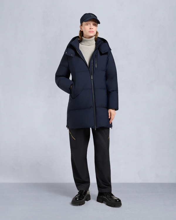 Moose Knuckles NYLUXE CHELIA SHEARLING 3Q JACKET NAVY/BLACK