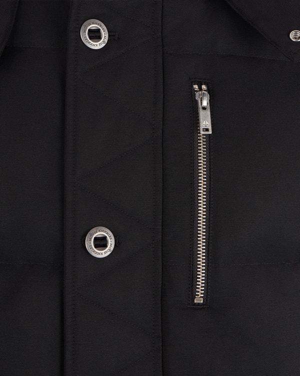 Moose Knuckles ORIGINAL SHEARLING TRIM 3Q JACKET BLACK/NATURAL