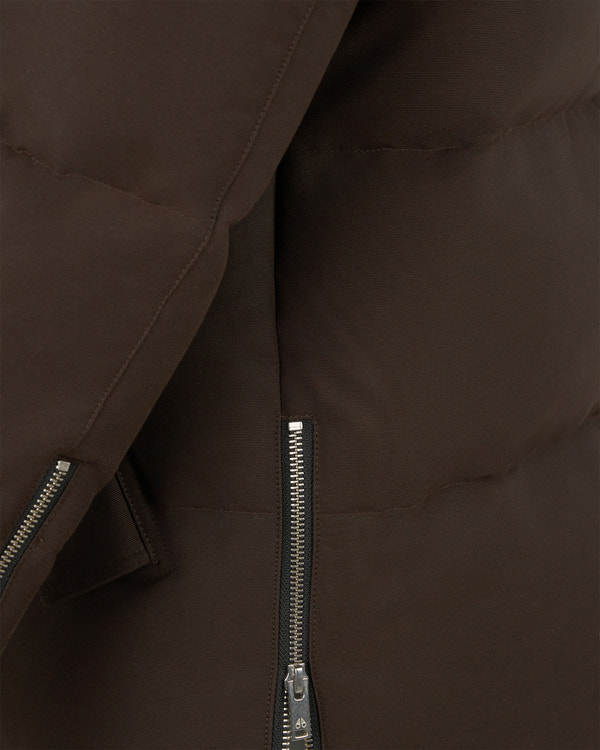 Moose Knuckles ORIGINAL SHEARLING TRIM 3Q JACKET ESPRESSO/BLACK