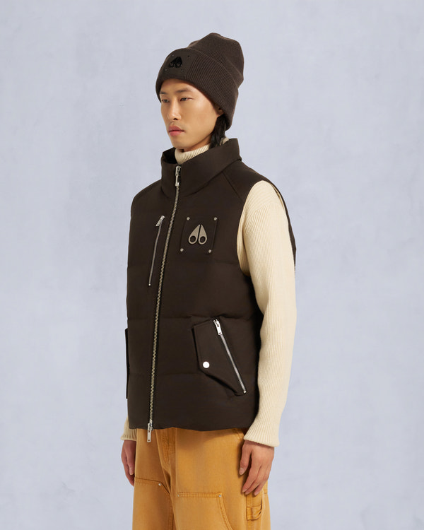 Moose Knuckles WESTMOUNT ORIGINAL TWO-TONE VEST ESPRESSO/ALABASTER