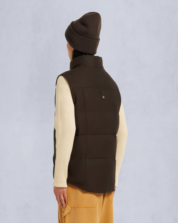Moose Knuckles WESTMOUNT ORIGINAL TWO-TONE VEST ESPRESSO/ALABASTER