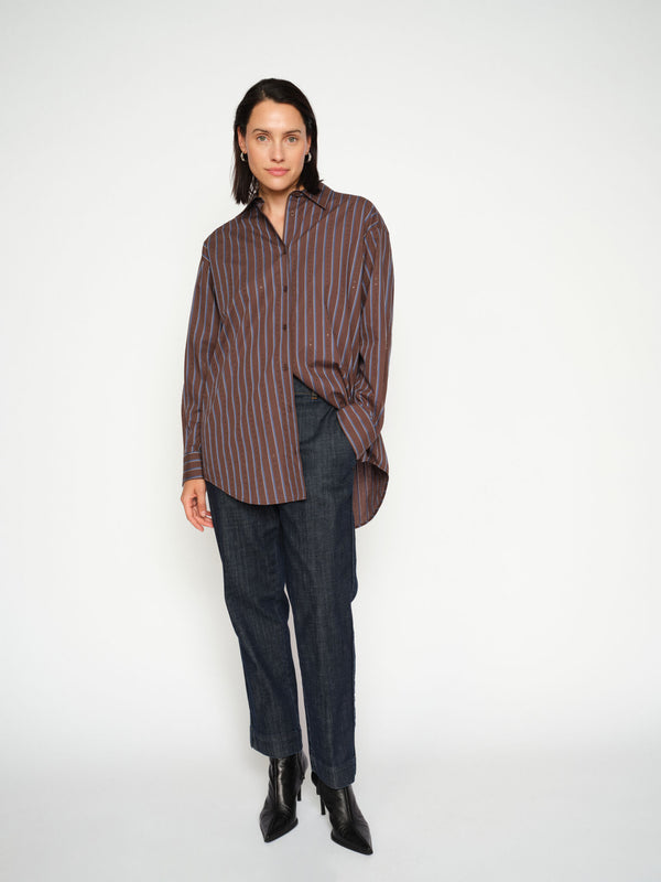 Mos Mosh MMDanika Stripe Rhin Shirt