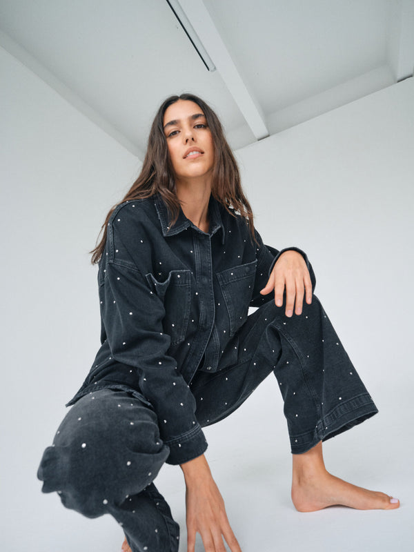 mos mosh MMEmme Studs Denim Shirt