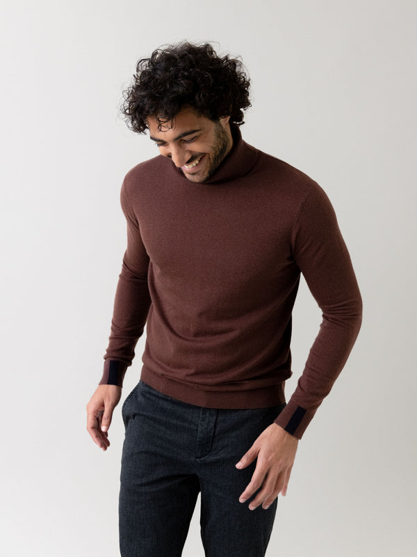 Mos Mosh MMGAdam Soft Roll Neck Knit