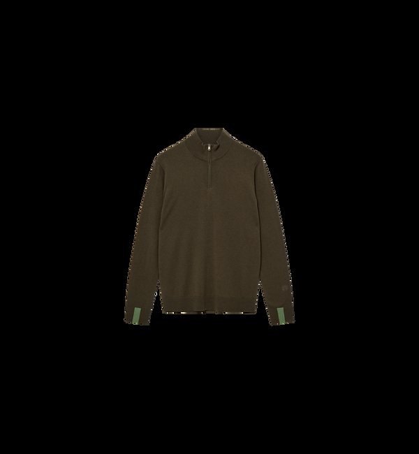 Mos Mosh MMGAdam Soft Zip Turtle Neck Knit