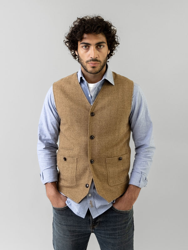 mos mosh MMGConor Herringbone Waistcoat