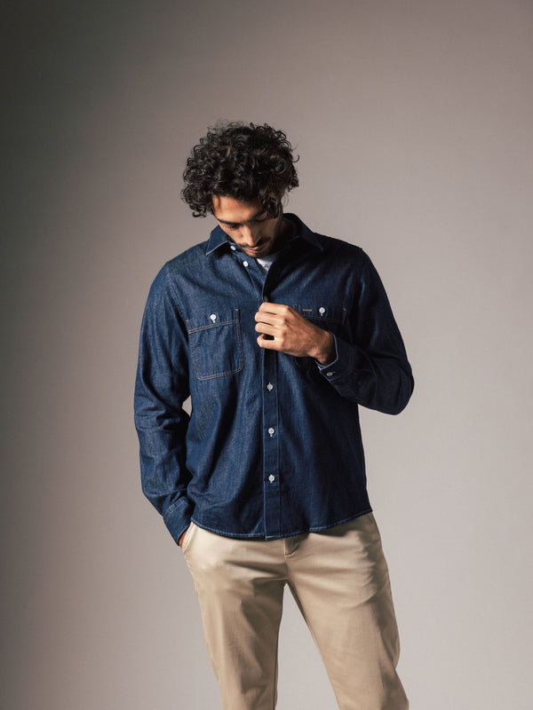 mos mosh MMGGibson Denim Shirt