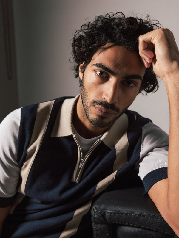 mos mosh MMGJustin Zip SS Knit Polo