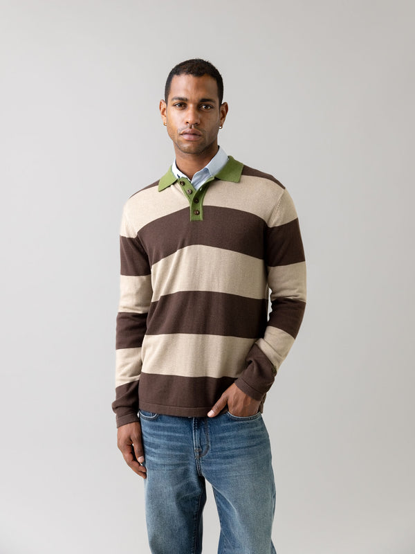 mos mosh MMGRoyal Preppy LS Polo Knit