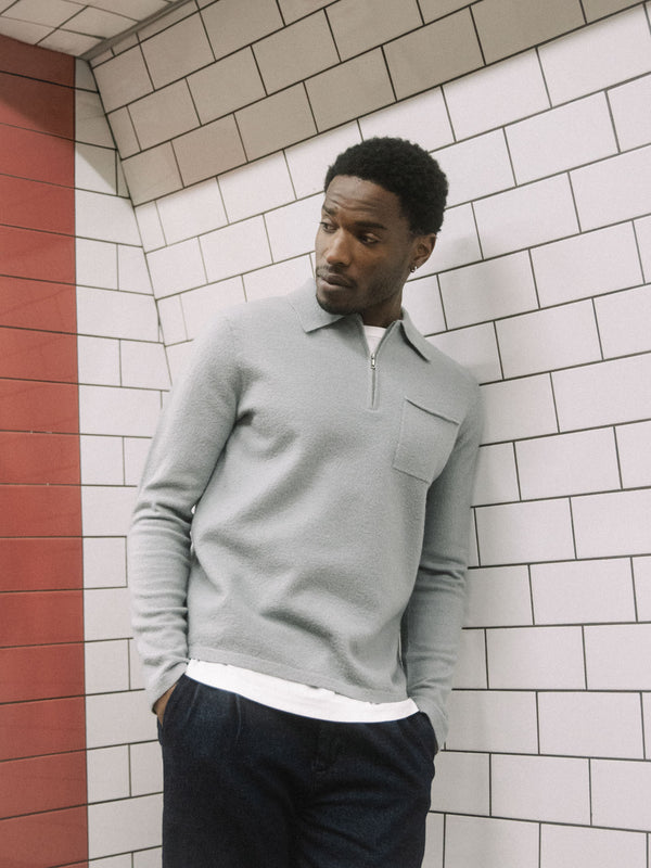 mos mosh MMGRyan Boil Zip Polo Pullover