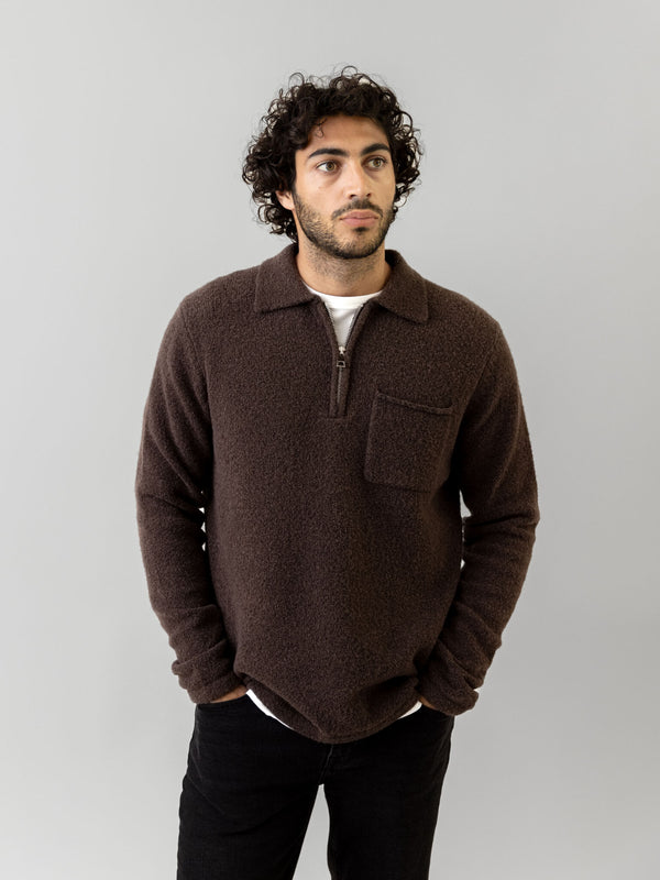 mos mosh MMGRyan Soft Zip Polo Pullover