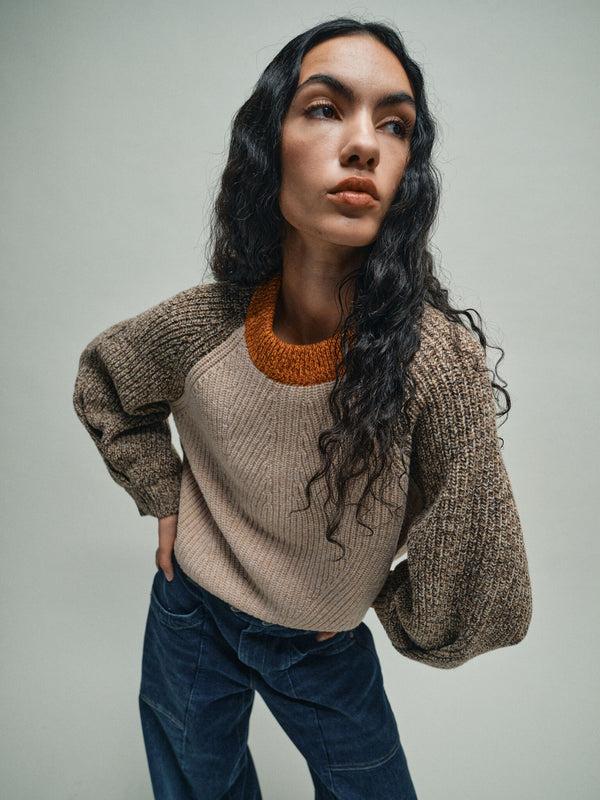 mos mosh MMHAce Block Knit