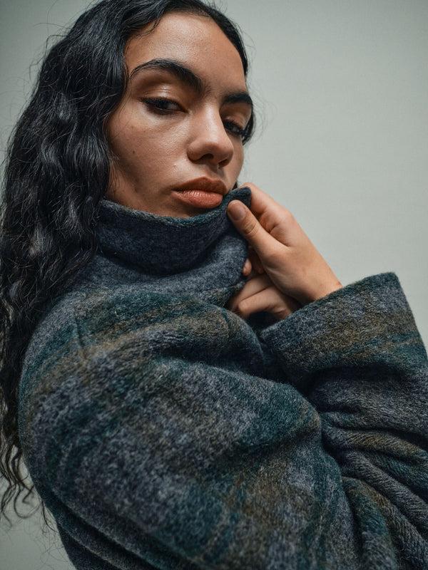 Mos Mosh MMHBelieve Check Coat