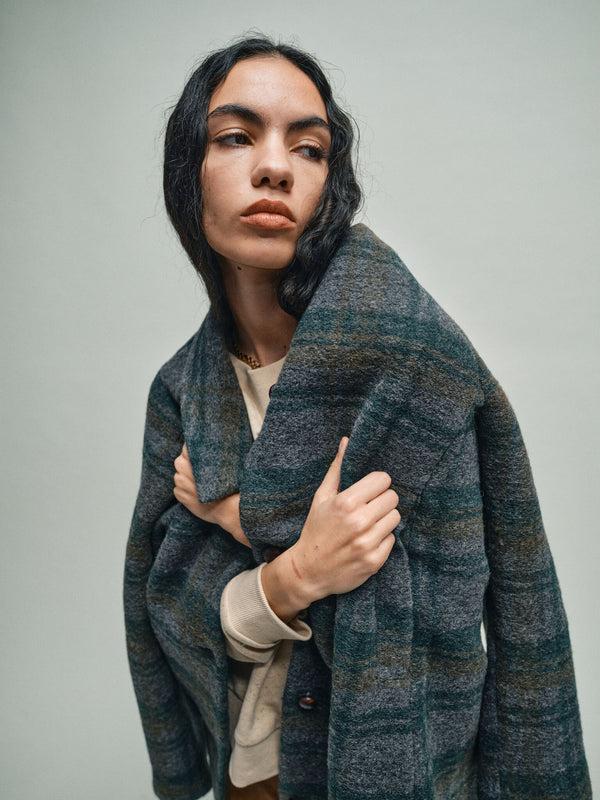 mos mosh MMHBelieve Check Coat