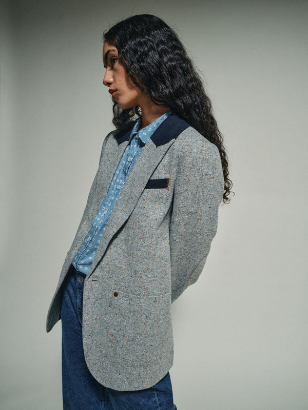 mos mosh MMHBrave Tweed Blazer