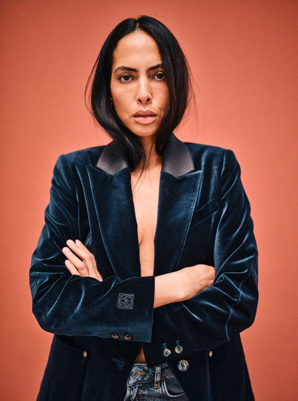 mos mosh MMHBrave Velvet Blazer