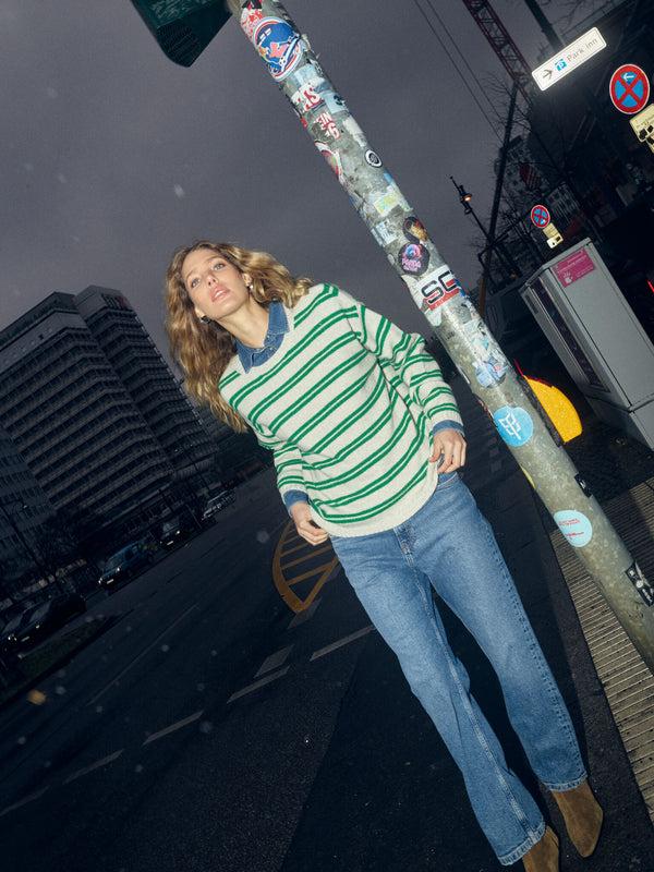 Mos Mosh MMKhai Two Stripe Knit