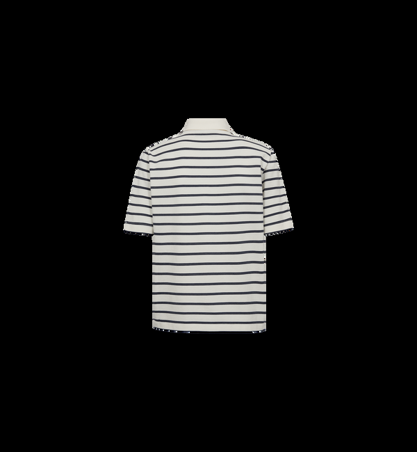 Mos Mosh MMMilena SS Stripe Polo Tee