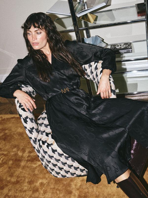 mos mosh MMRaya Monogram Dress