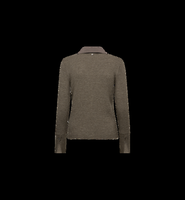 Mos Mosh MMRelena Rib Polo Knit