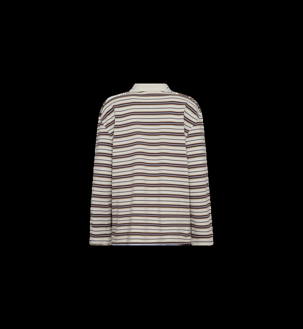 Mos Mosh MMRossett LS Stripe Polo Tee