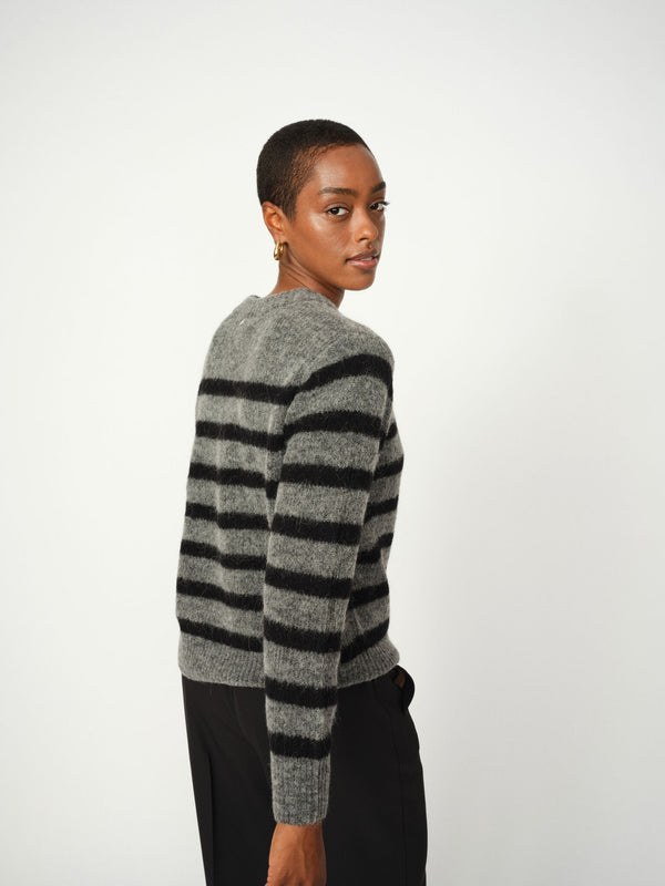 Mos Mosh MMThora Stripe Crewneck Knit