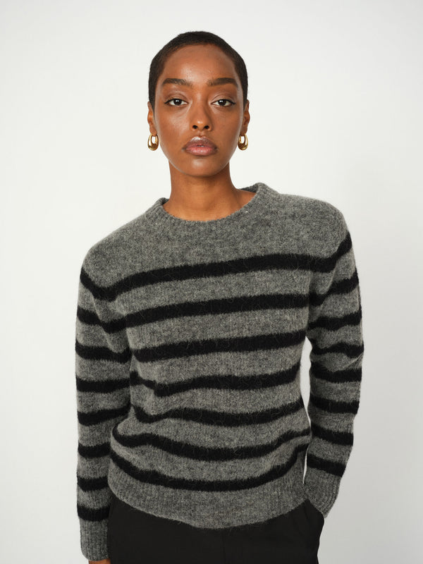 mos mosh MMThora Stripe Crewneck Knit