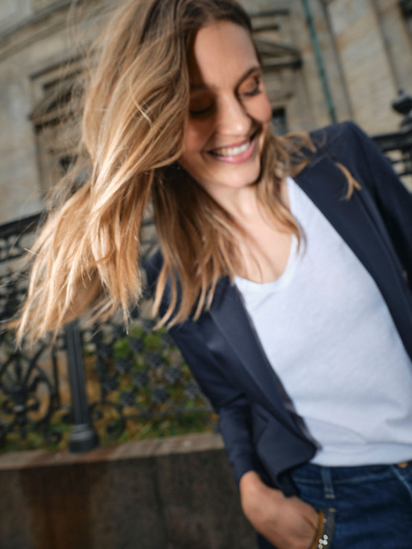 Mos Mosh MMTulli V-Neck Basic Tee