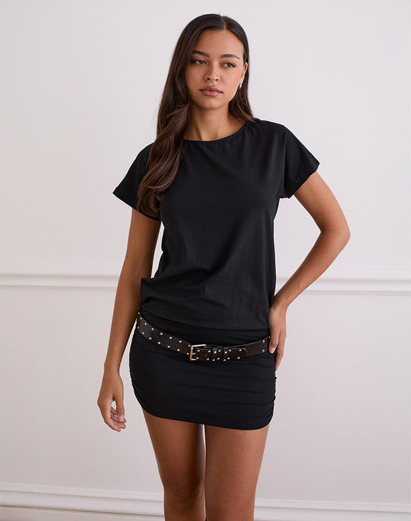 Motel Rocks Amelina Backless Mini Dress In Black