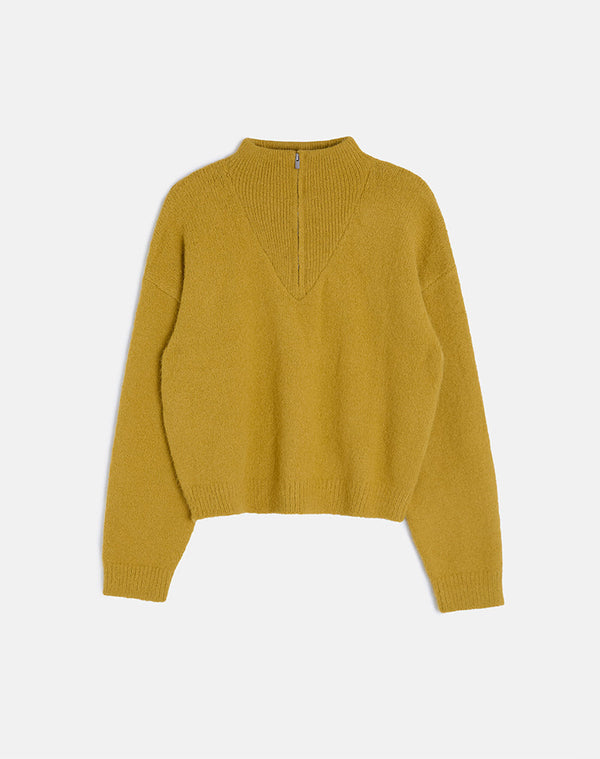 Motel Rocks Atine Jumper In Ochre Mustard