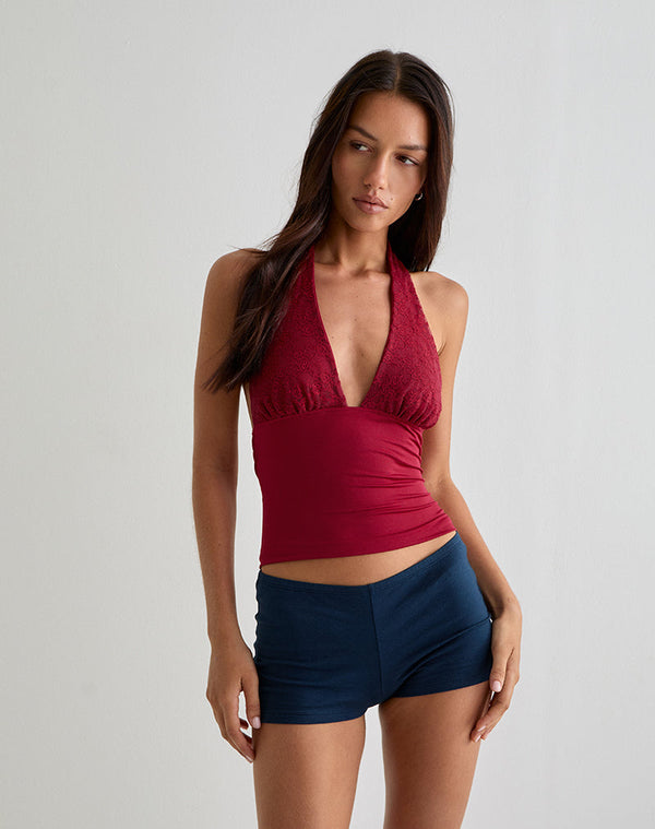 Motel Rocks Eunia Short In Navy