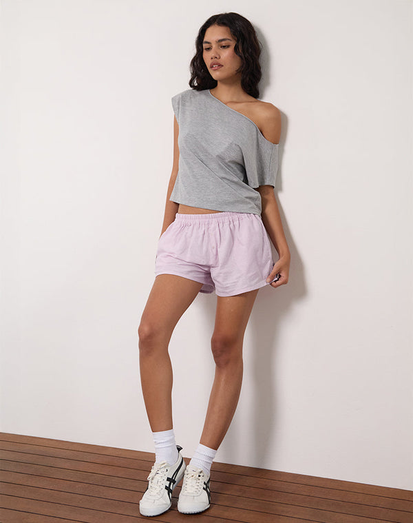 Motel Rocks Laboxe Short In Light Lilac