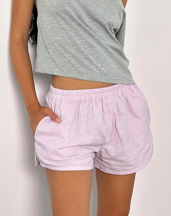 motel rocks Laboxe Short in Light Lilac