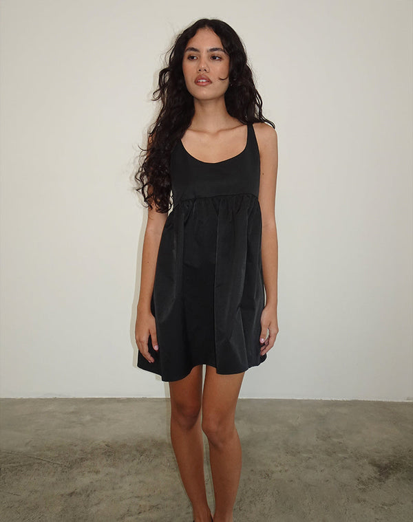 Motel Rocks Marona Mini Dress In Black