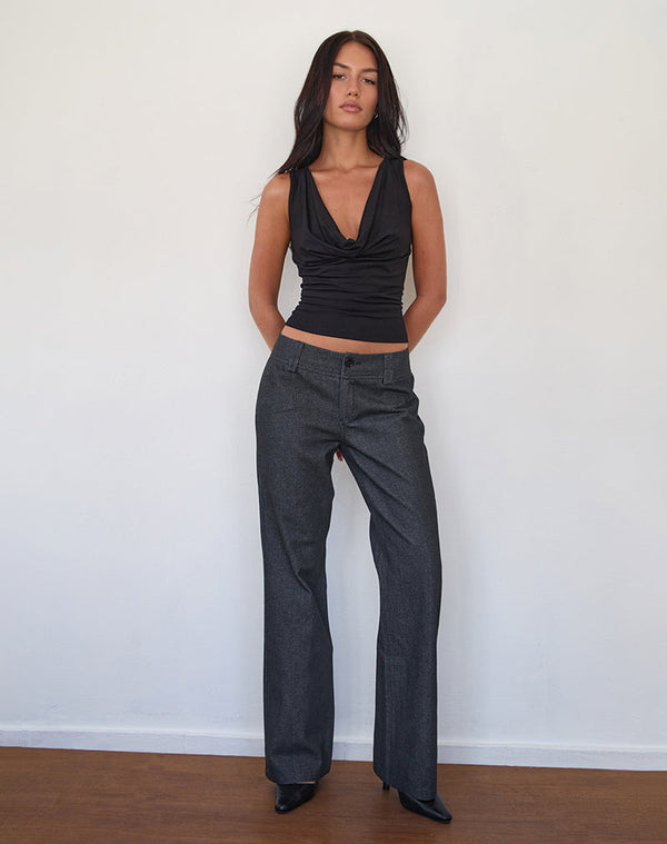 Motel Rocks Padali Trouser In Dark Indigo