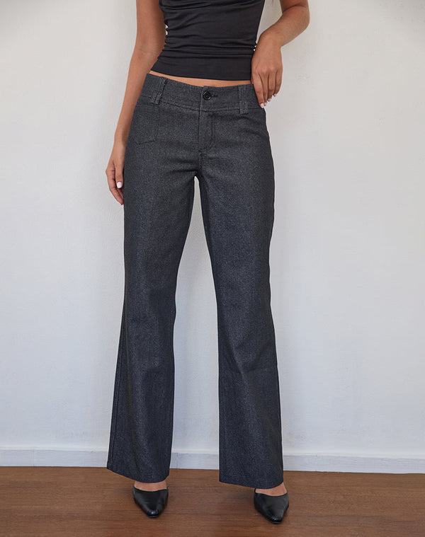 motel rocks Padali Trouser in Dark Indigo