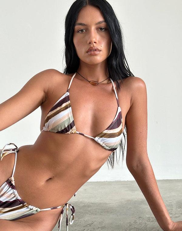 Motel Rocks Pami Bikini Top In Wiggle Sunset