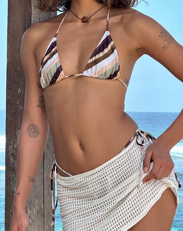 Motel Rocks Pami Bikini Top In Wiggle Sunset